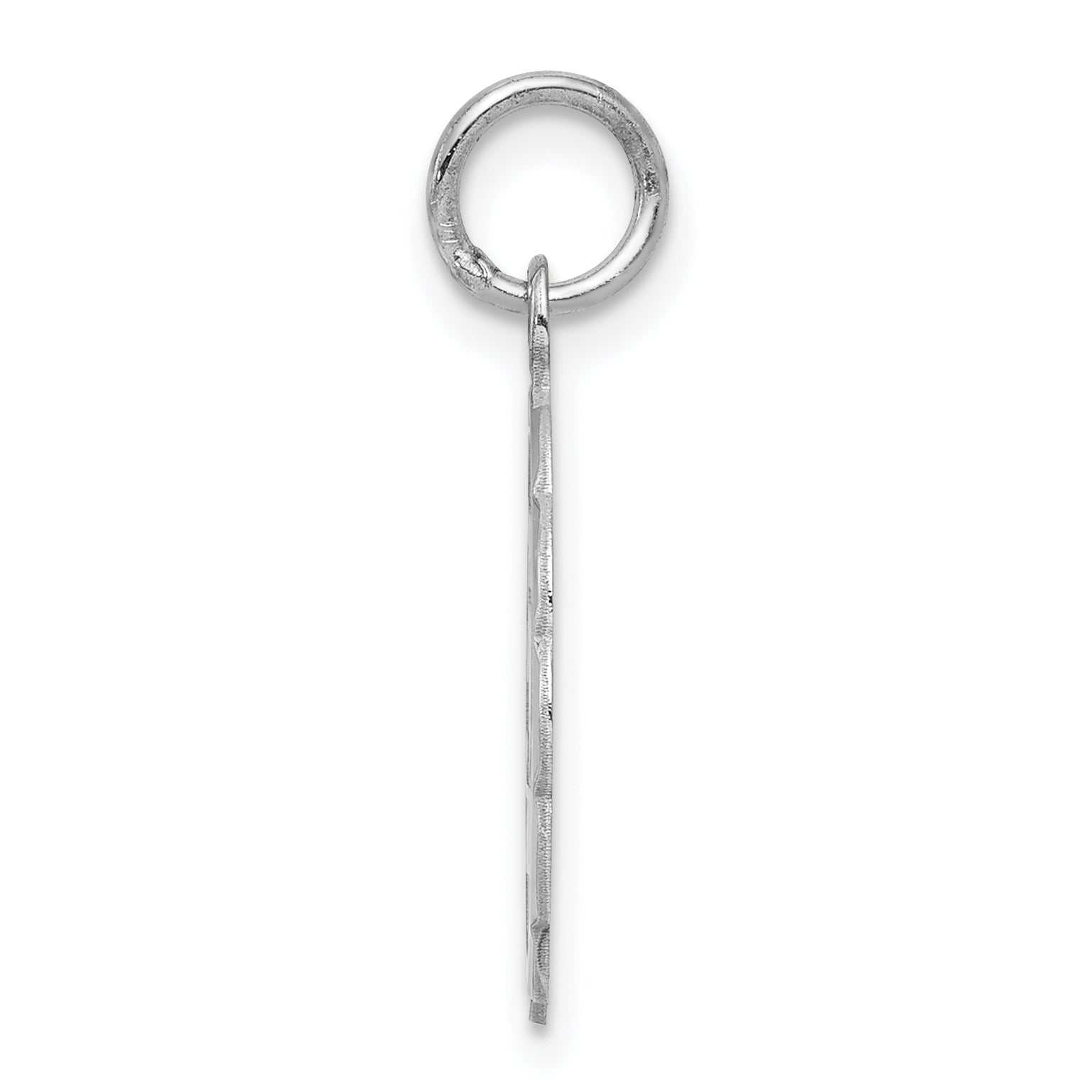 Sterling Silver 925 Polished Special Friend Charm with Rhodium Plating Secondary image