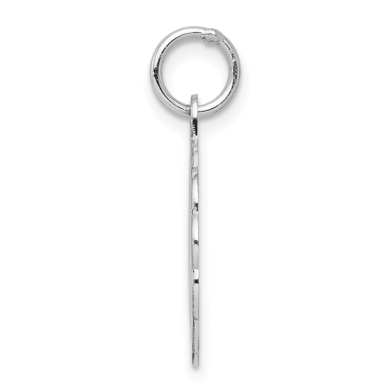 Sterling Silver 925 Best Friend Disc Charm Rhodium-Plated Polished Finish Secondary image