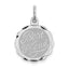 Sterling Silver Rhodium-plated Best Friend Disc Charm