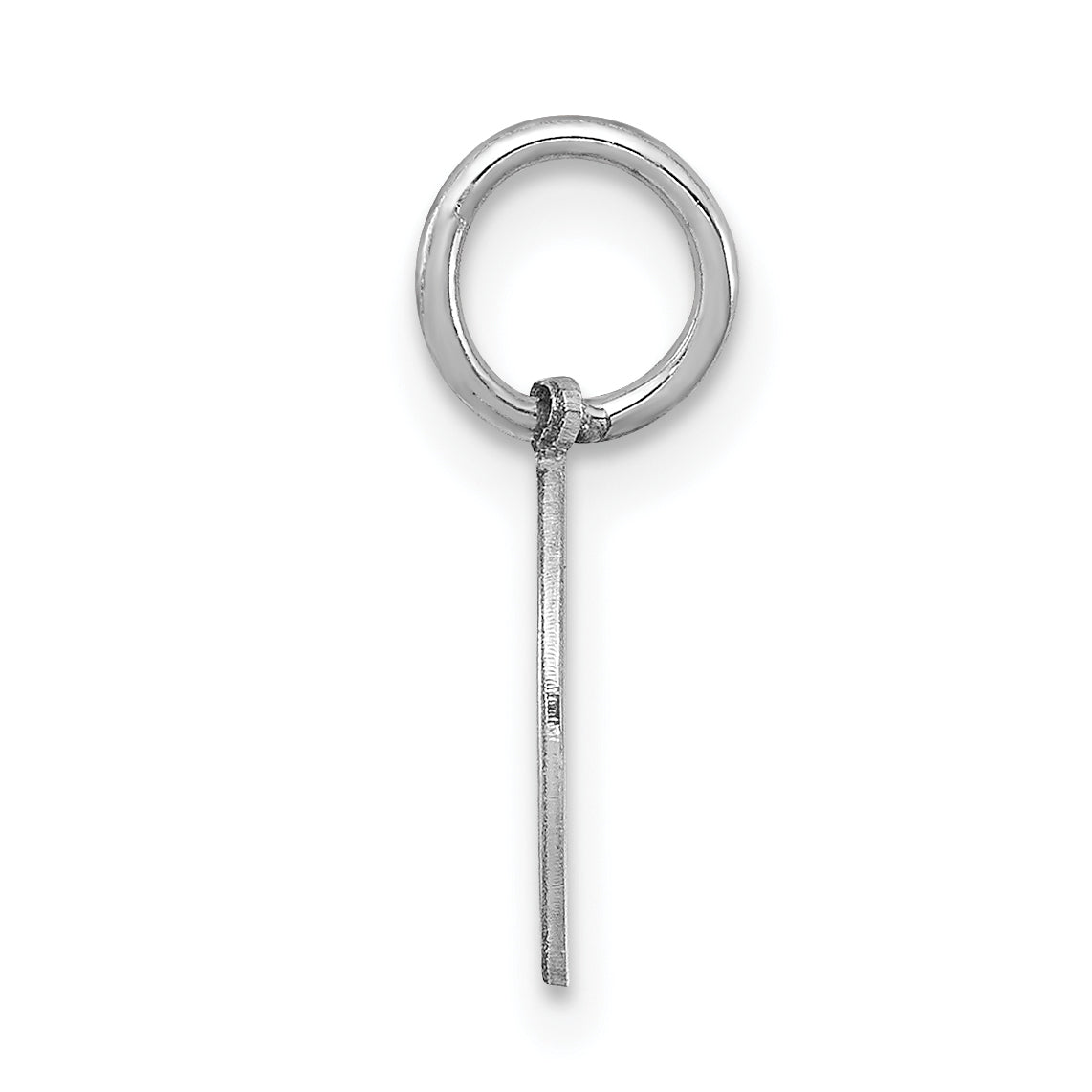 925 Sterling Silver Rhodium-Plated Holy Communion Charm, Polished & Engravable