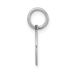 925 Sterling Silver Rhodium-Plated Holy Communion Charm, Polished & Engravable
