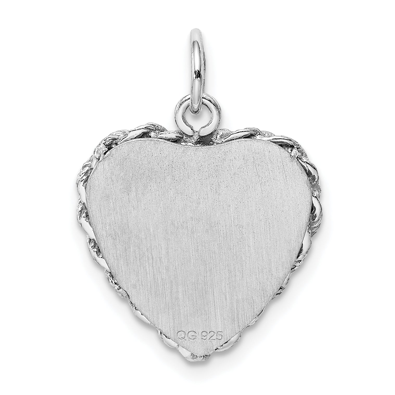 Sterling Silver 925 Polished Rhodium-Plated Holy Communion Charm  Elegant and Solid Design