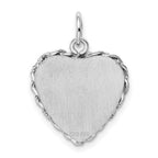 Sterling Silver 925 Polished Rhodium-Plated Holy Communion Charm  Elegant and Solid Design