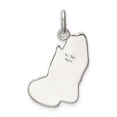 Sterling Silver 925 Praying Hands Charm with Polished Finish and Anti-Tarnish Coating