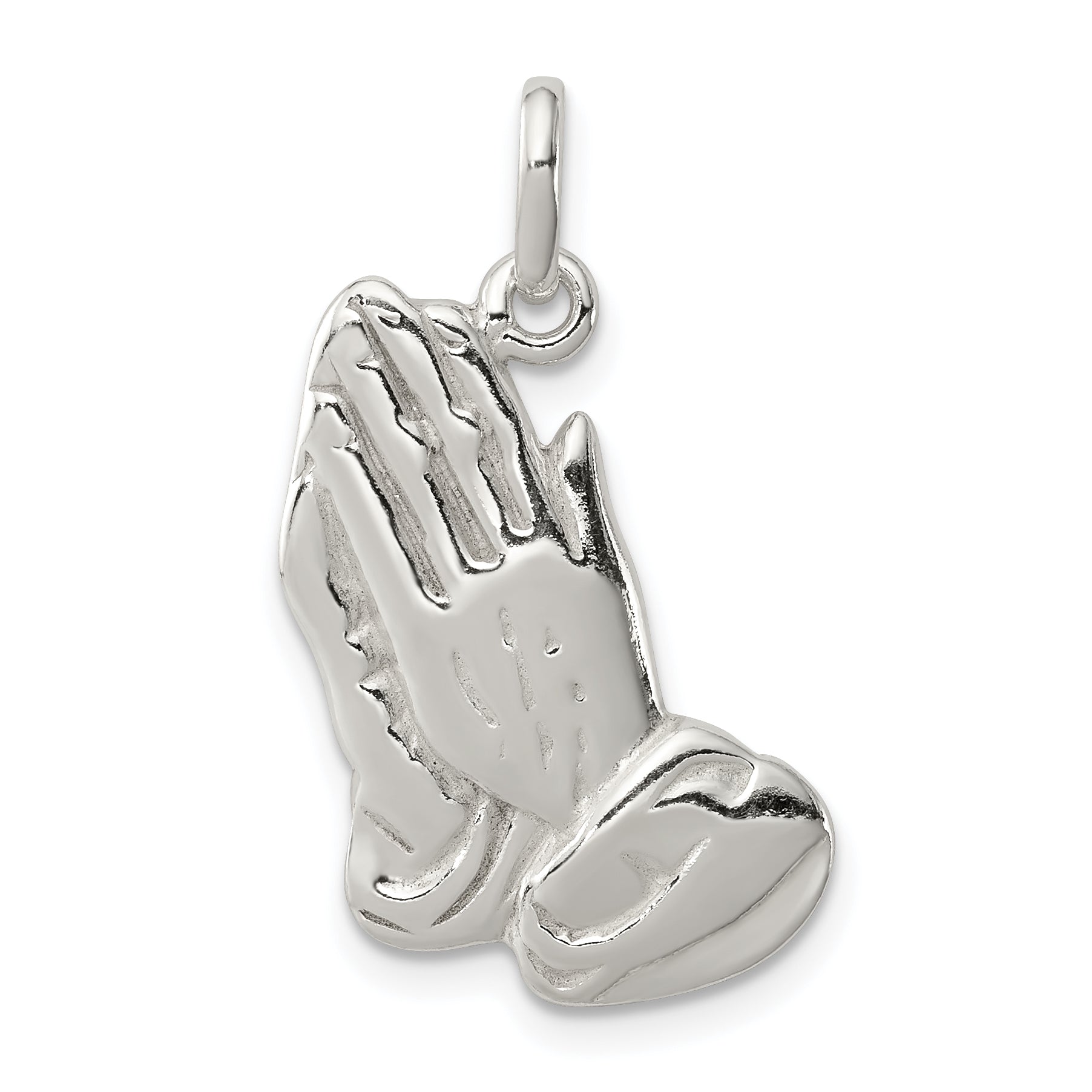 Sterling Silver Praying Hands Charm Main image