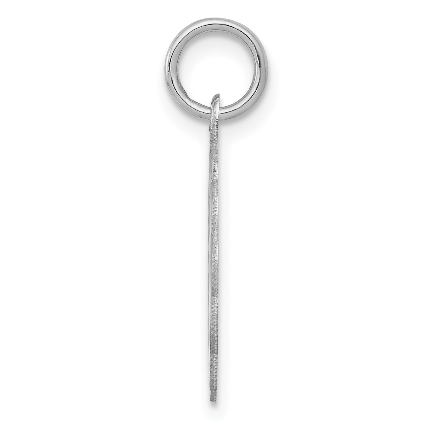 Sterling Silver Rhodium-Plated Graduation Charm Elegant Gift-Ready 925 Piece