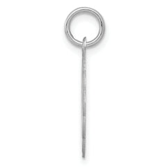 Sterling Silver Rhodium-Plated Graduation Charm Elegant Gift-Ready 925 Piece