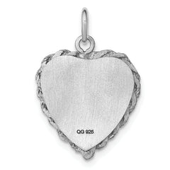 Sterling Silver 925 Graduation Cap & Diploma Charm with Rhodium Plating  Elegant Gift Ready