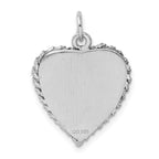Sterling Silver 925 Graduation Cap & Diploma Charm with Rhodium-Plated Finish
