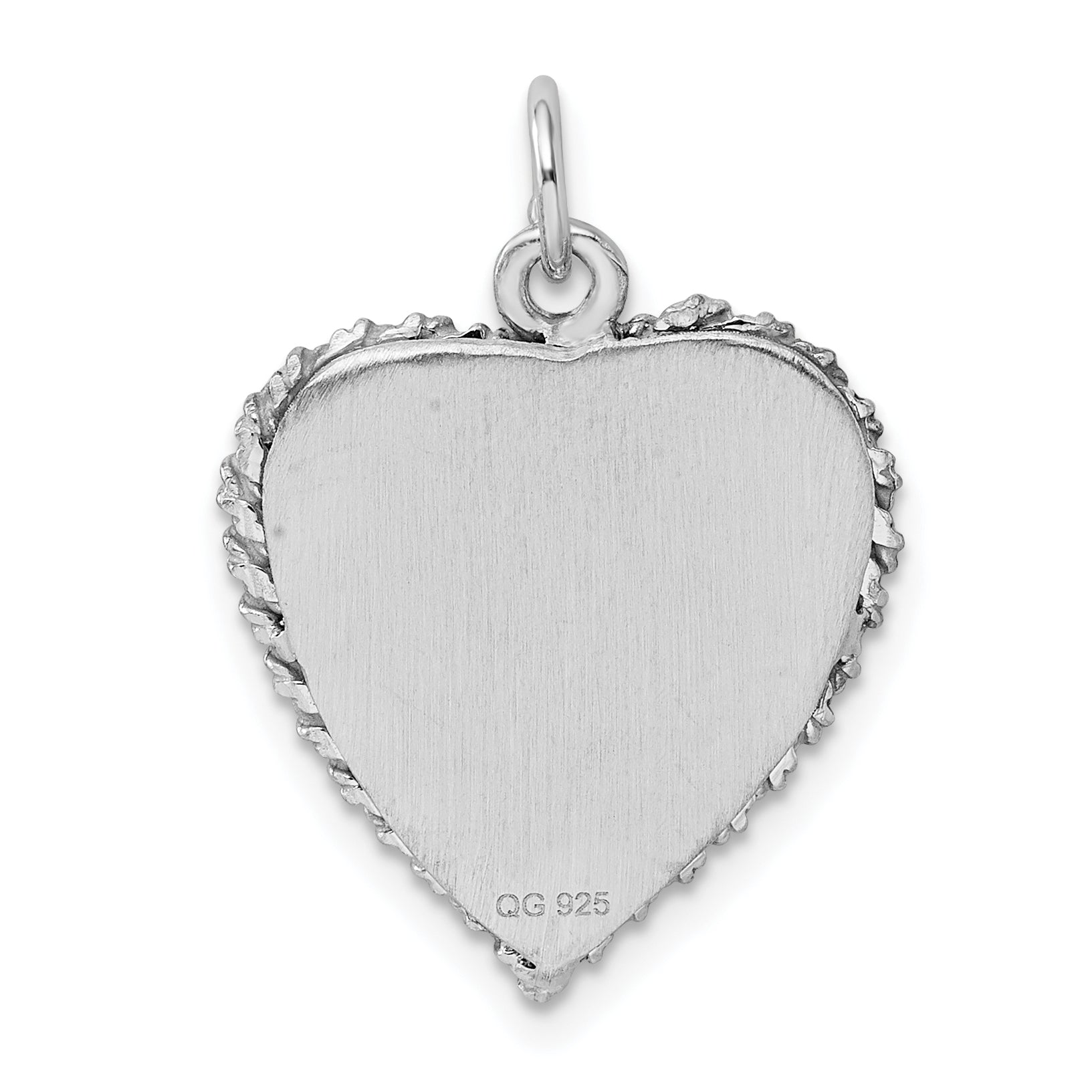 Sterling Silver 925 Graduation Cap & Diploma Charm with Rhodium-Plated Finish