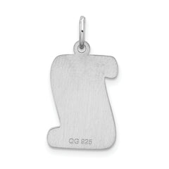Sterling Silver 925 Diploma Charm with Rhodium Plating Elegant Graduation Gift