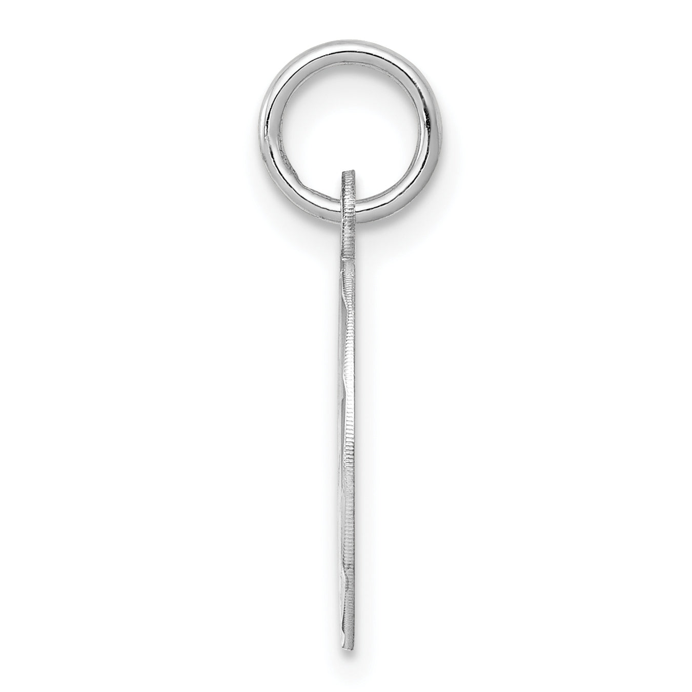 Sterling Silver 925 Sweet Sixteen Charm with Polished Rhodium Finish Secondary image