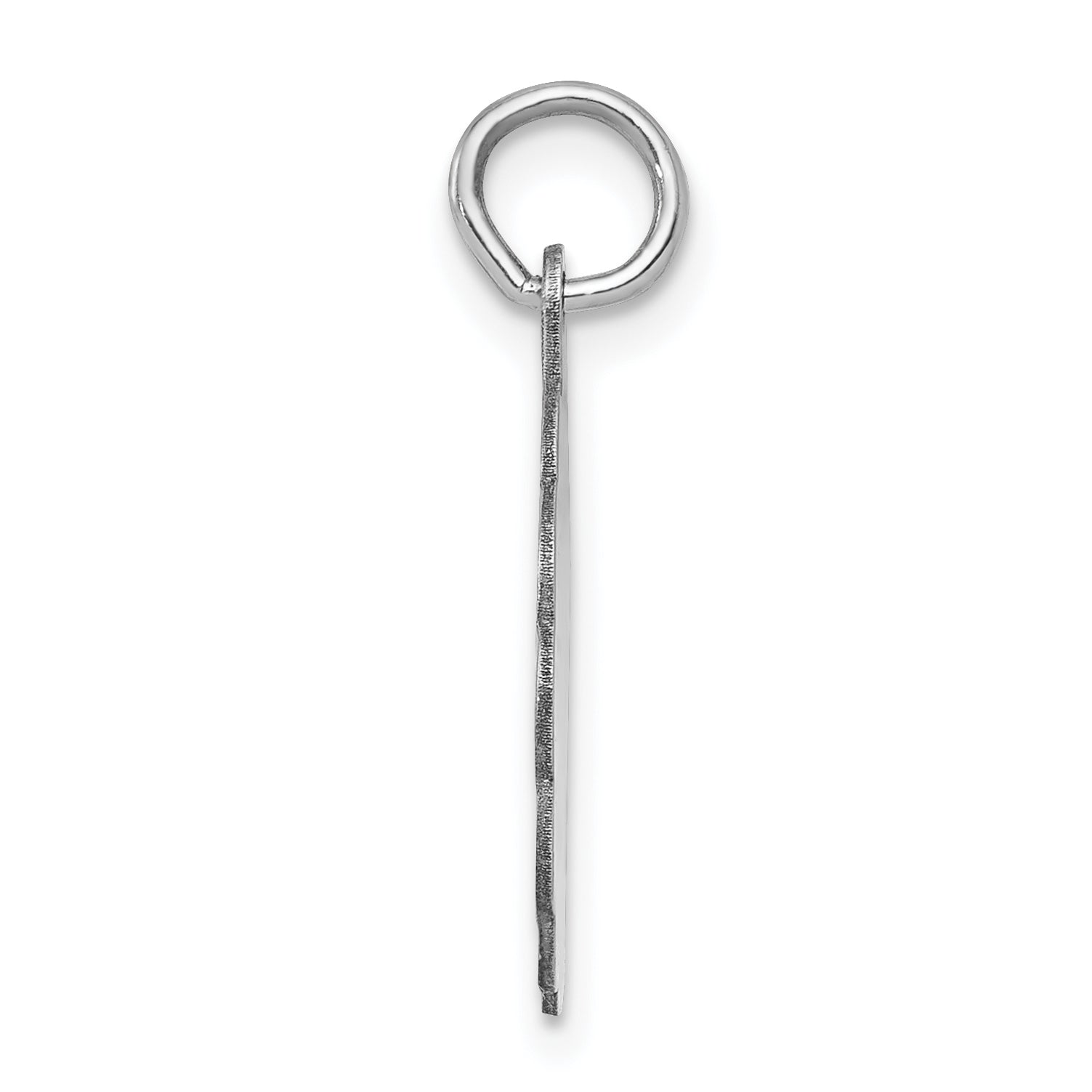 Sterling Silver Rhodium-Plated Sweet Sixteen Charm Polished Finish Secondary image