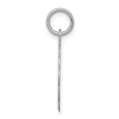 Sterling Silver 925 Rhodium-Plated Sweet Sixteen Charm with Polished Finish