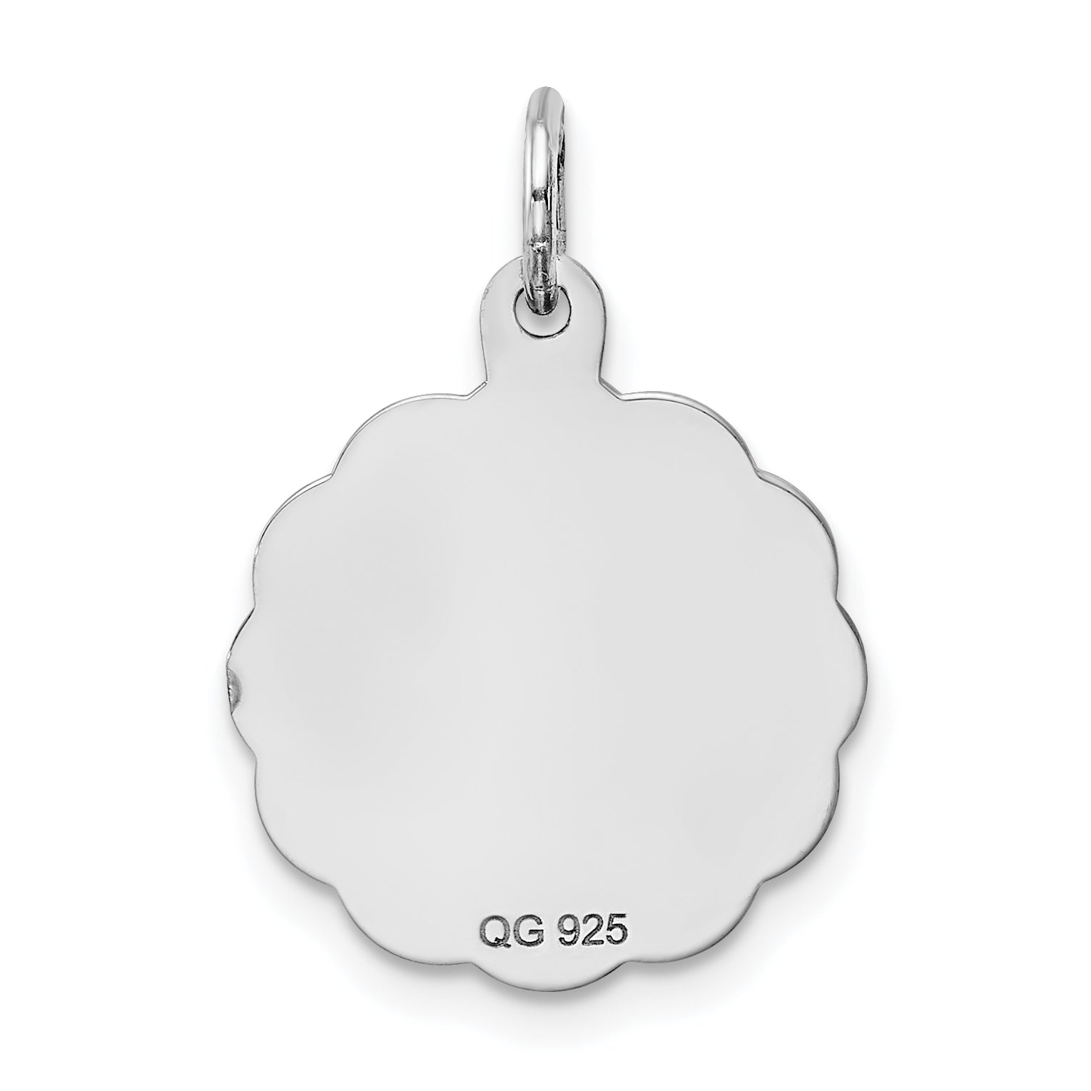 Sterling Silver 925 Rhodium-Plated It's a Boy Charm with Polished Finish