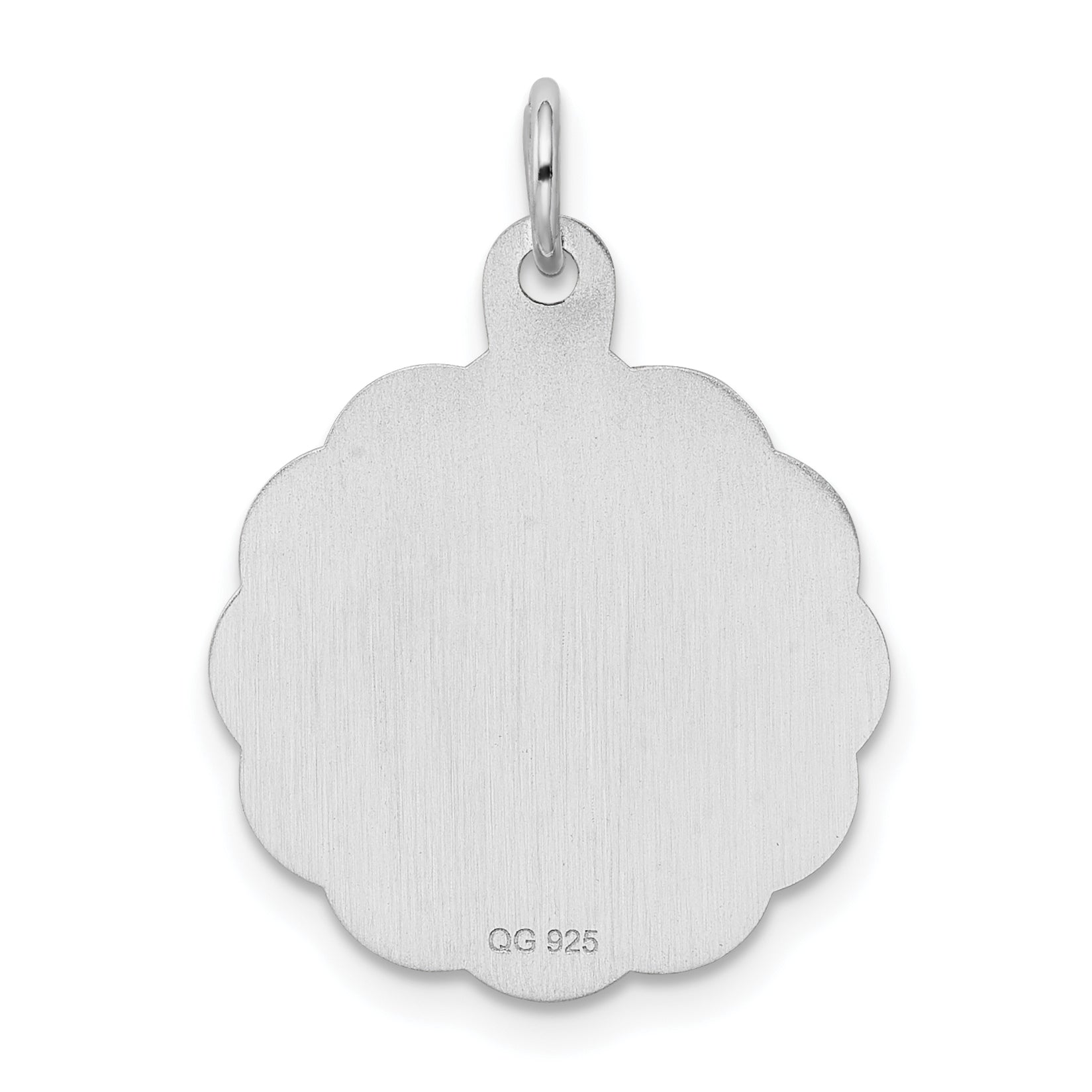 Sterling Silver Rhodium-Plated It's a Boy Charm with Polished Finish