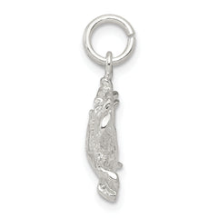 Sterling Silver 925 Crab Charm with Polished Finish and Anti-Tarnish
