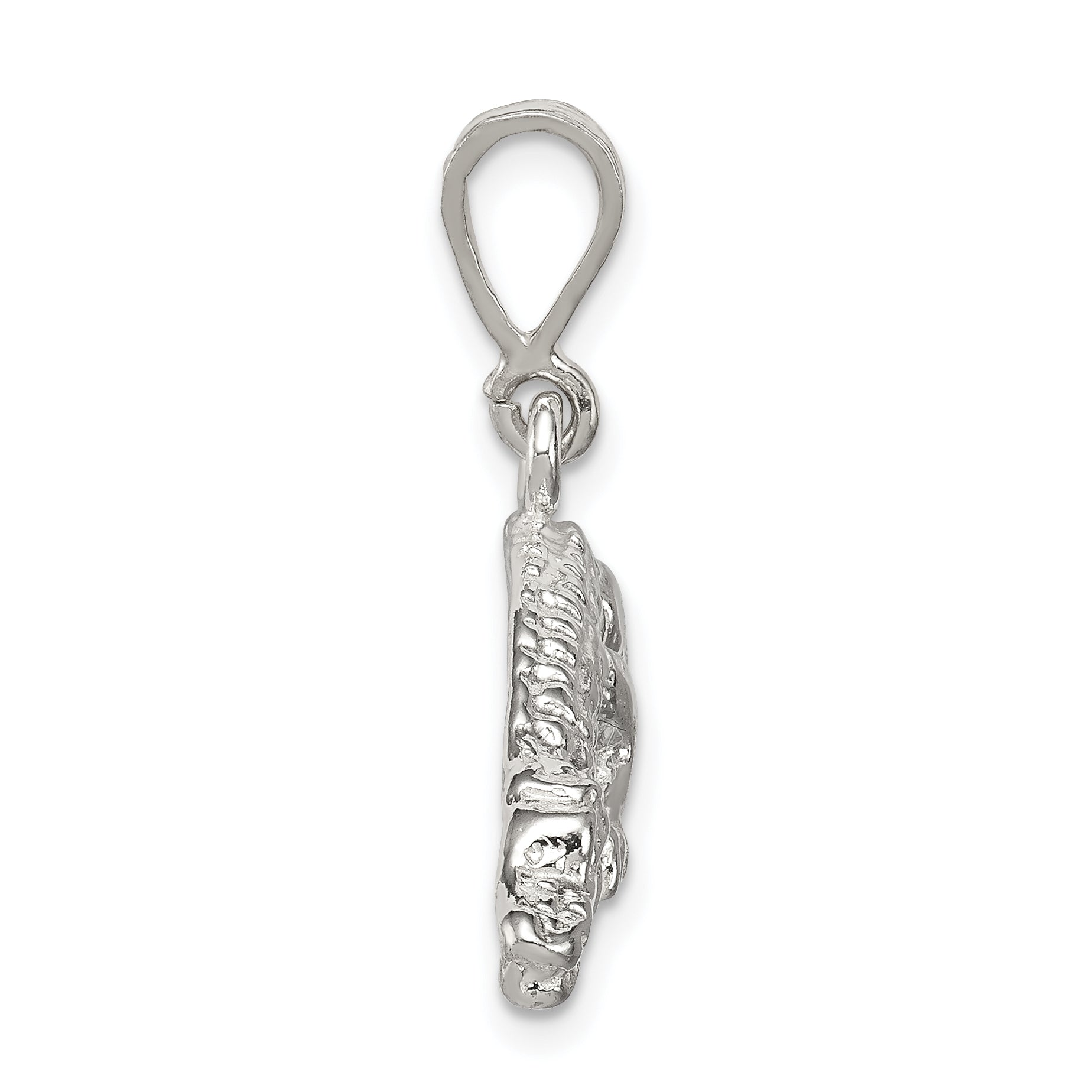 Sterling Silver Alligator Charm with Polished Anti-Tarnish Finish  925 Solid Secondary image