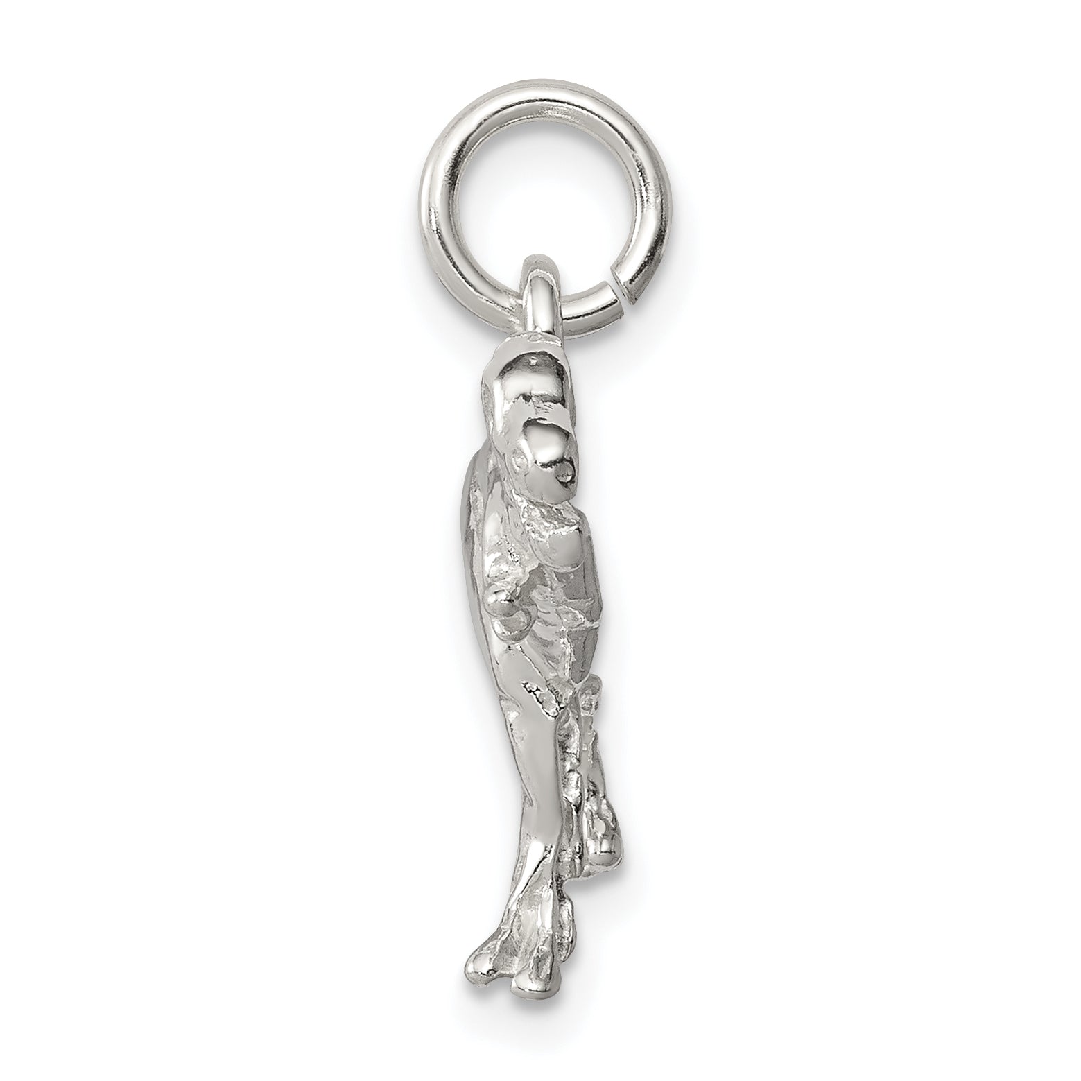Sterling Silver 925 T-Rex Charm, Polished & Anti-Tarnish, Men's Solid Pendant Secondary image