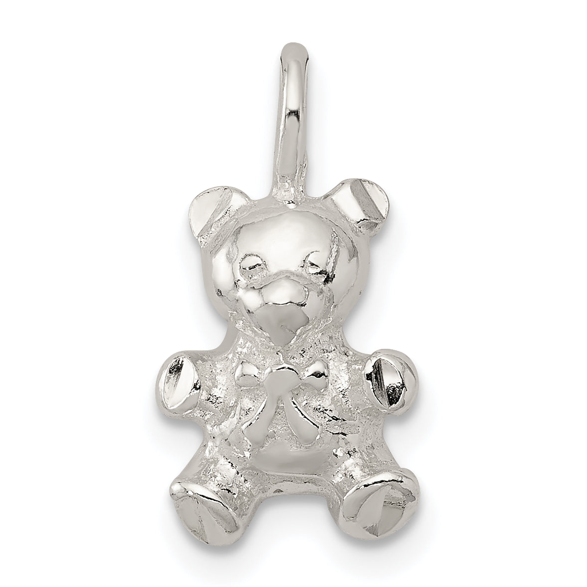 Sterling Silver Teddy Bear Charm Main image