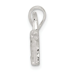 Sterling Silver 925 Elephant Charm with Polished Anti-Tarnish Finish