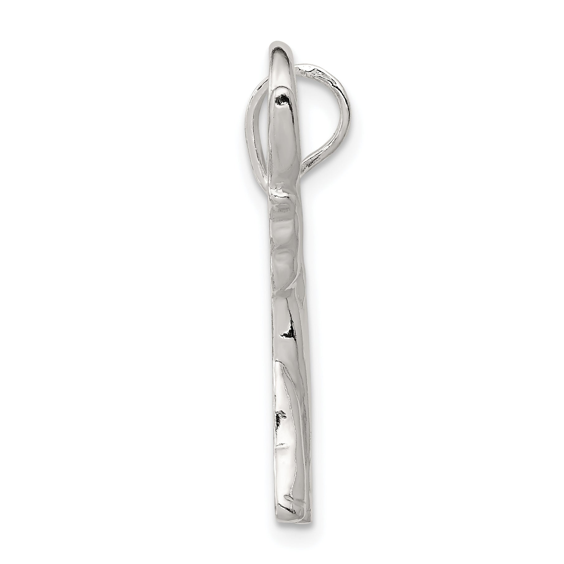 Sterling Silver 925 Elephant Charm with Polished Anti-Tarnish Finish