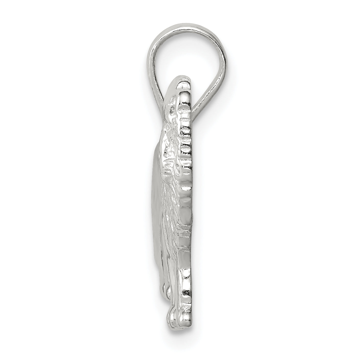Sterling Silver 925 Lion Charm for Men with Anti-Tarnish Polished Finish