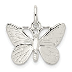 Sterling Silver 925 Butterfly Charm with Anti-Tarnish Finish  Elegant and Solid Design