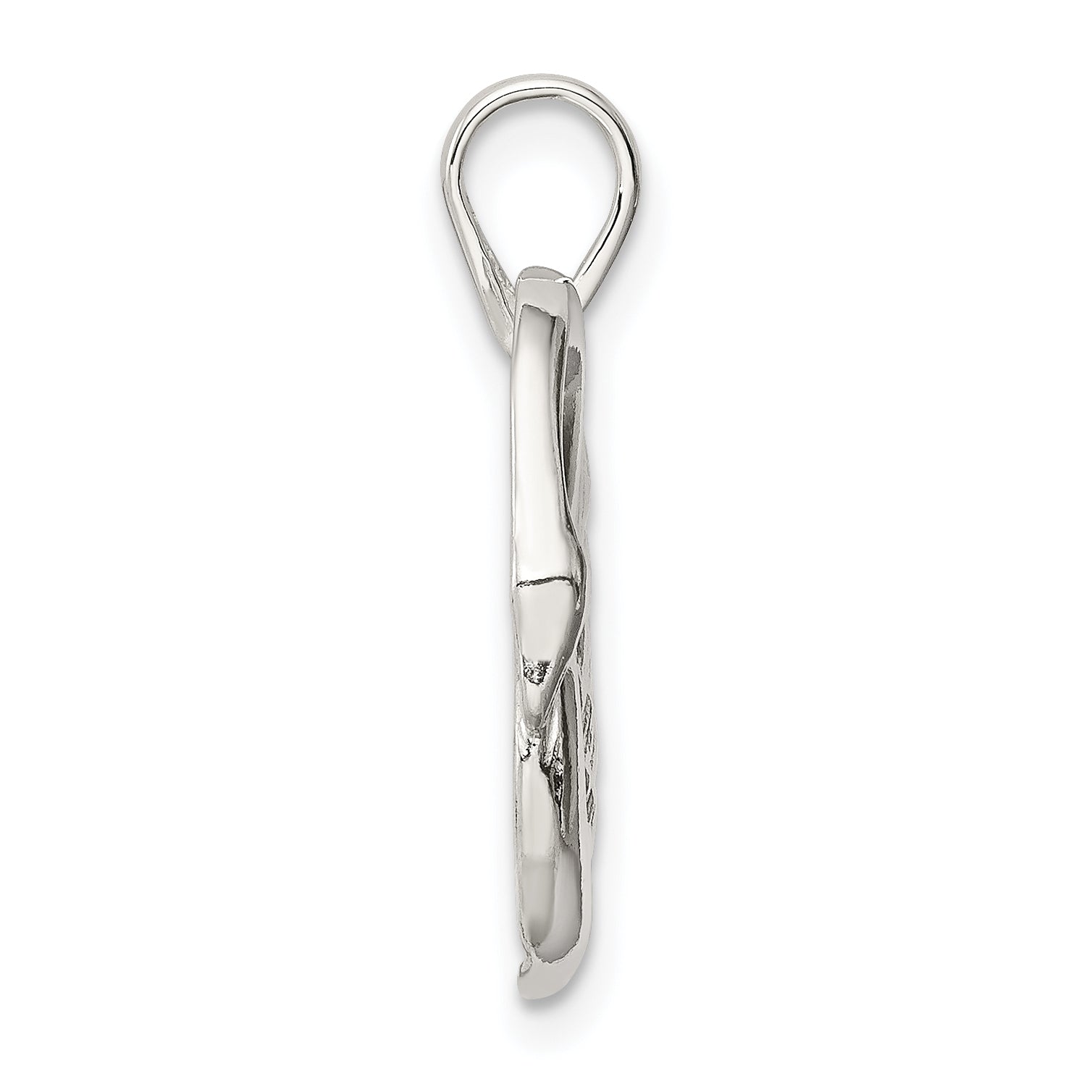Sterling Silver 925 Swan Charm with Anti-Tarnish Finish Elegant Cast Design Secondary image