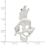 Sterling Silver 925 Hummingbird Charm with Anti-Tarnish Solid Cast Design
