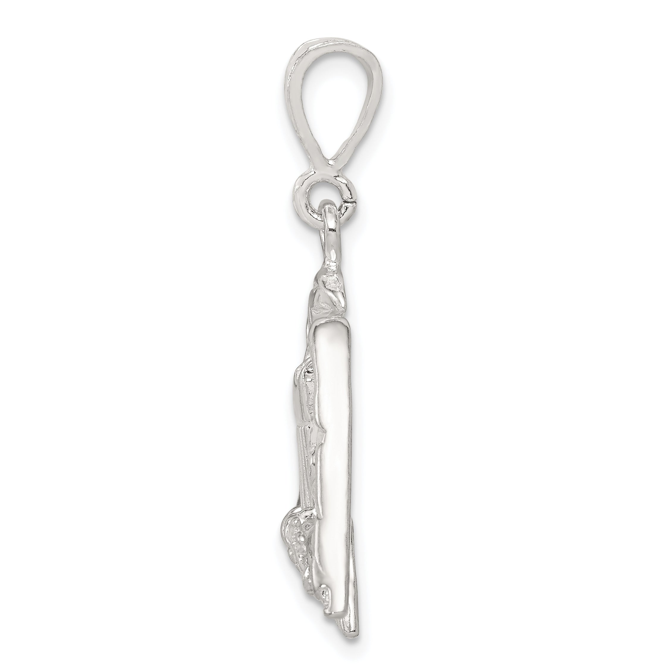 Sophia Jewelers 925 Sterling Silver Eagle Charm with Anti-Tarnish Finish Secondary image