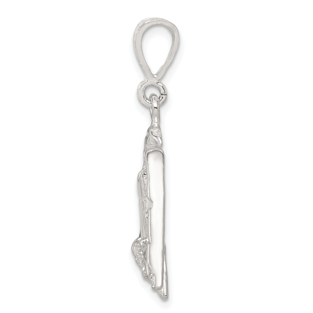 Sophia Jewelers 925 Sterling Silver Eagle Charm with Anti-Tarnish Finish