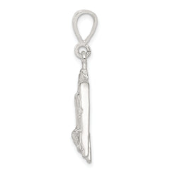 Sophia Jewelers 925 Sterling Silver Eagle Charm with Anti-Tarnish Finish