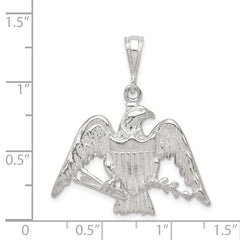 Sophia Jewelers 925 Sterling Silver Eagle Charm with Anti-Tarnish Finish