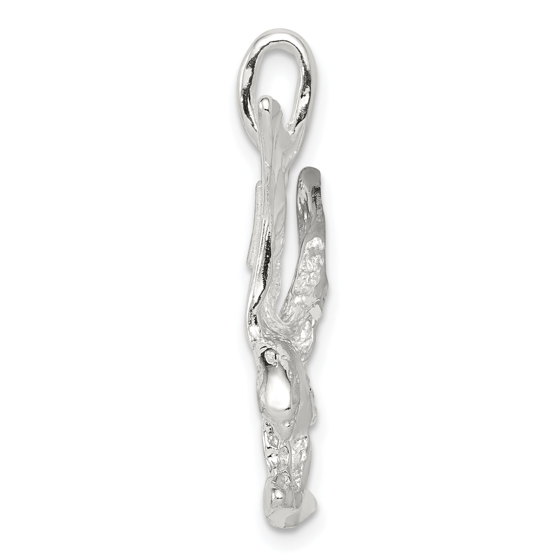 Sophia Jewelers 925 Sterling Silver Eagle Charm with Anti-Tarnish Finish Secondary image
