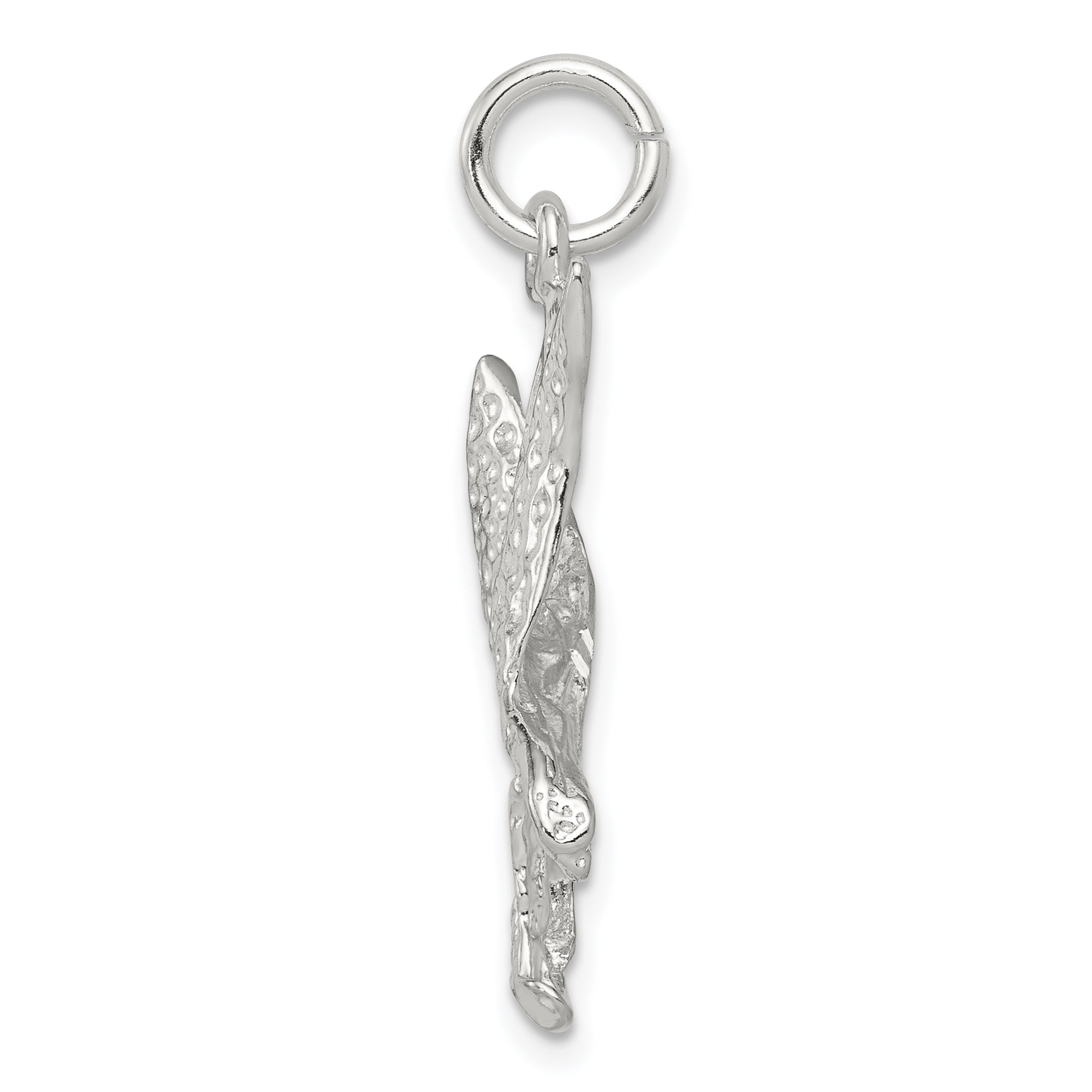 Sterling Silver 925 Eagle Charm with Anti-Tarnish Finish for Men Secondary image