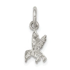 Sterling Silver Hummingbird Charm with Polished Finish and Anti-Tarnish Coating