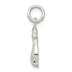 Sterling Silver 925 Cat Charm with Anti-Tarnish Solid Design