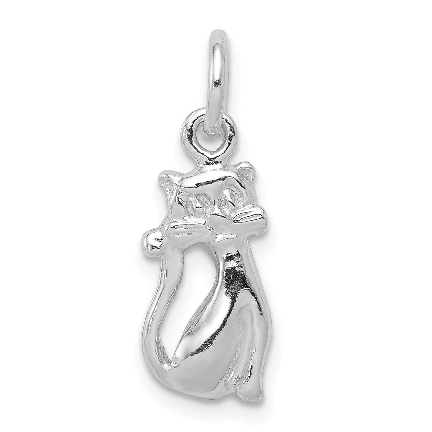 Sterling Silver Cat Charm Main image