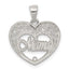 Sterling Silver Mama Heart Charm