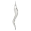 Sterling Silver Italian Horn Pendant