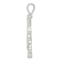 Sterling Silver 925 Horse Charm with Polished Anti-Tarnish Finish