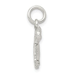925 Sterling Silver Cat Charm with Anti-Tarnish Solid Cast Design