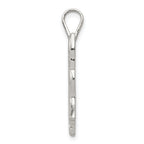 Sterling Silver 925 Cat Pendant with Anti-Tarnish Solid Design