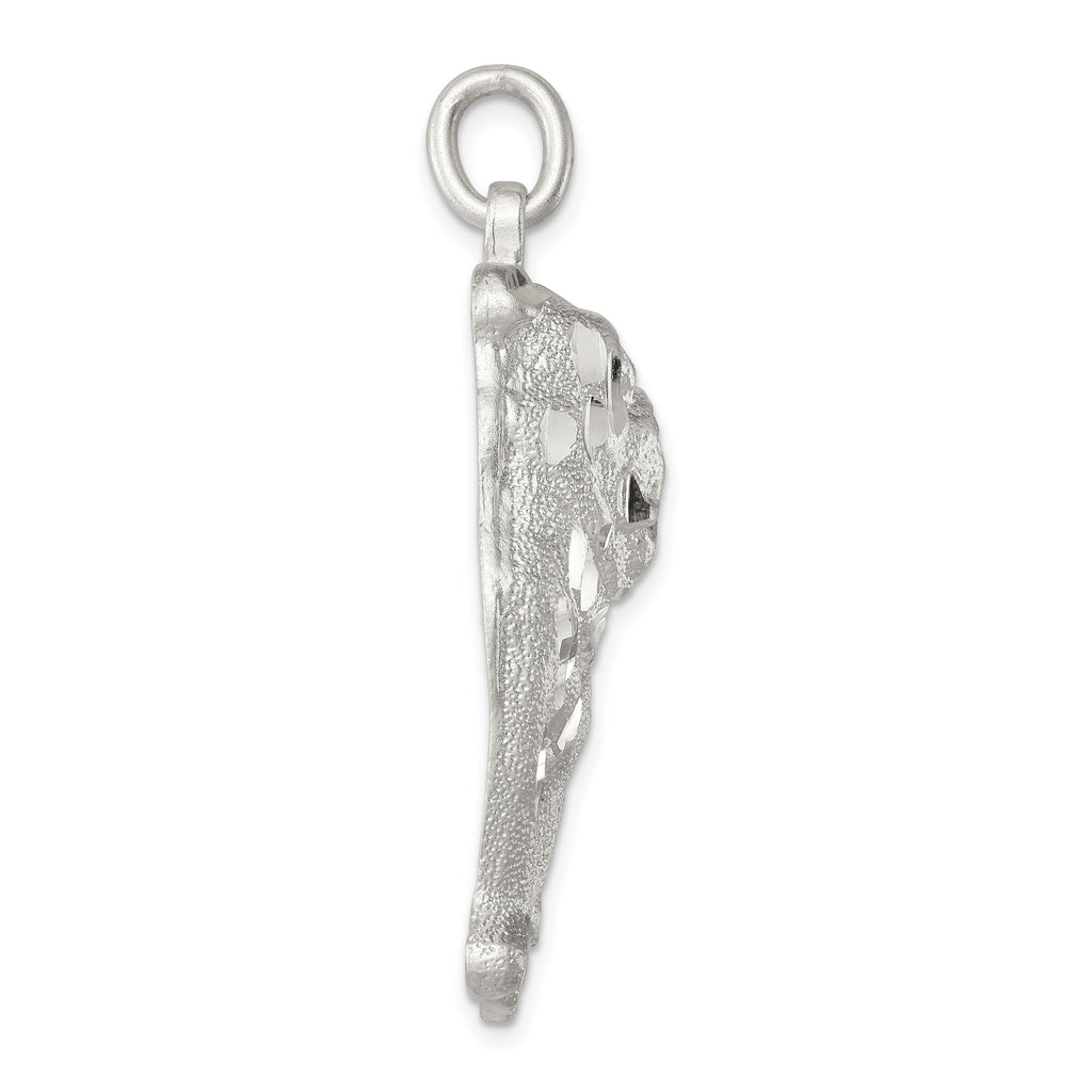 Sterling Silver 925 Bulldog Charm with Anti-Tarnish Solid Cast Design for Men