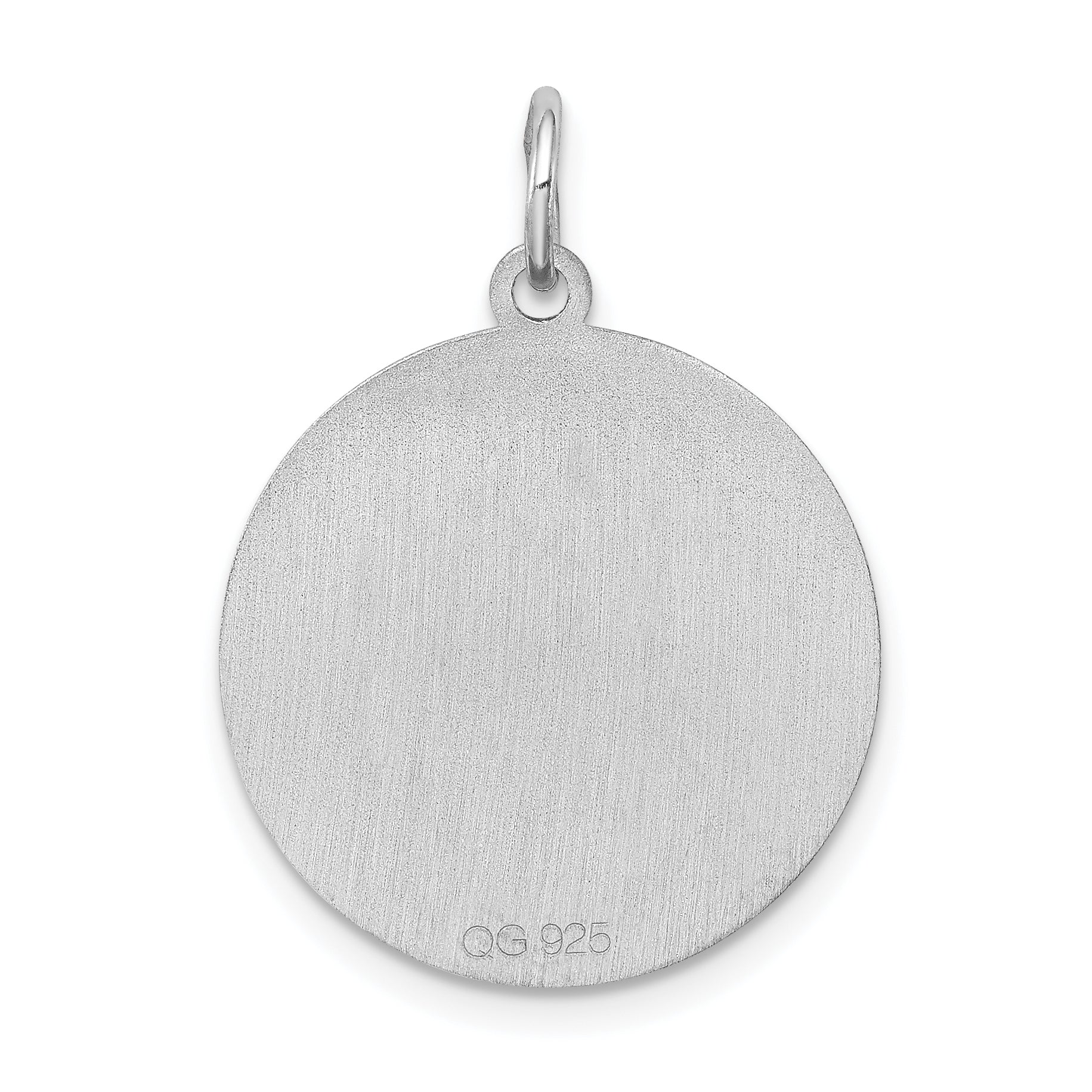Sterling Silver 925 Rhodium-Plated Springer Spaniel Charm Engravable
