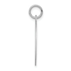 Sterling Silver 925 Miniature Pinscher Disc Charm with Rhodium Plating and Engravable Back