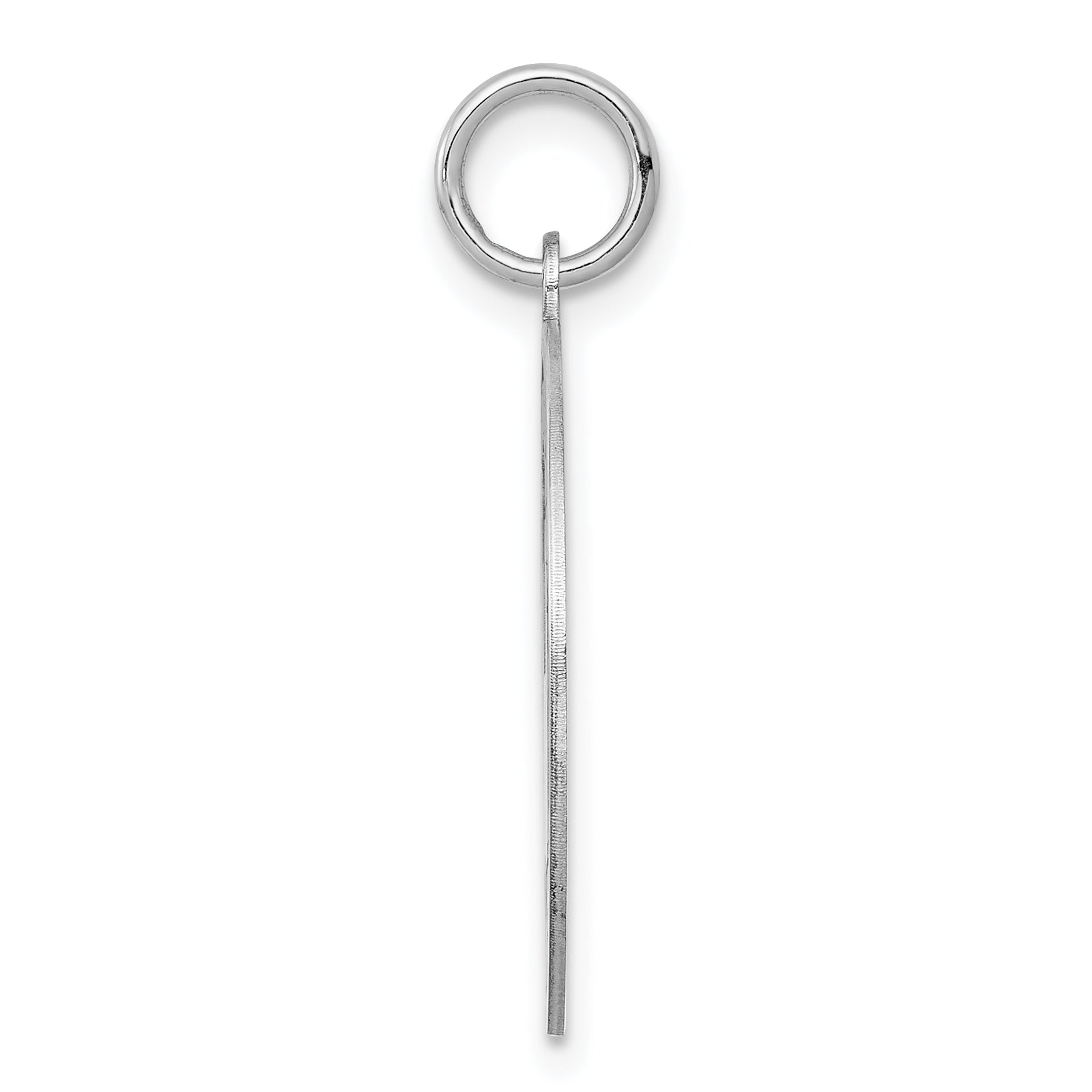 Sterling Silver Scottish Terrier Disc Charm, Rhodium-Plated & Engravable Secondary image