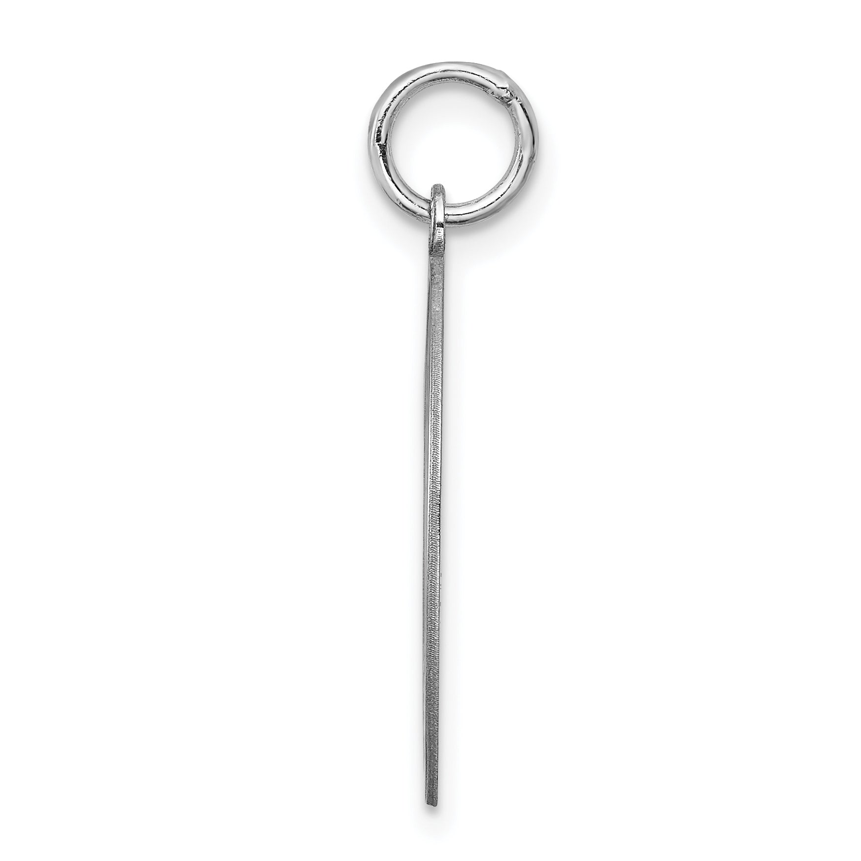 Sterling Silver 925 Shetland Sheepdog Charm with Rhodium Plating Engravable Secondary image