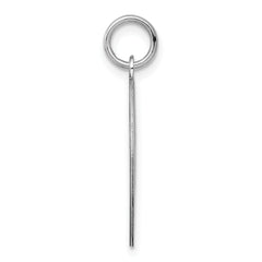 Sterling Silver 925 Rhodium-Plated Springer Spaniel Charm Engravable Elegant Design